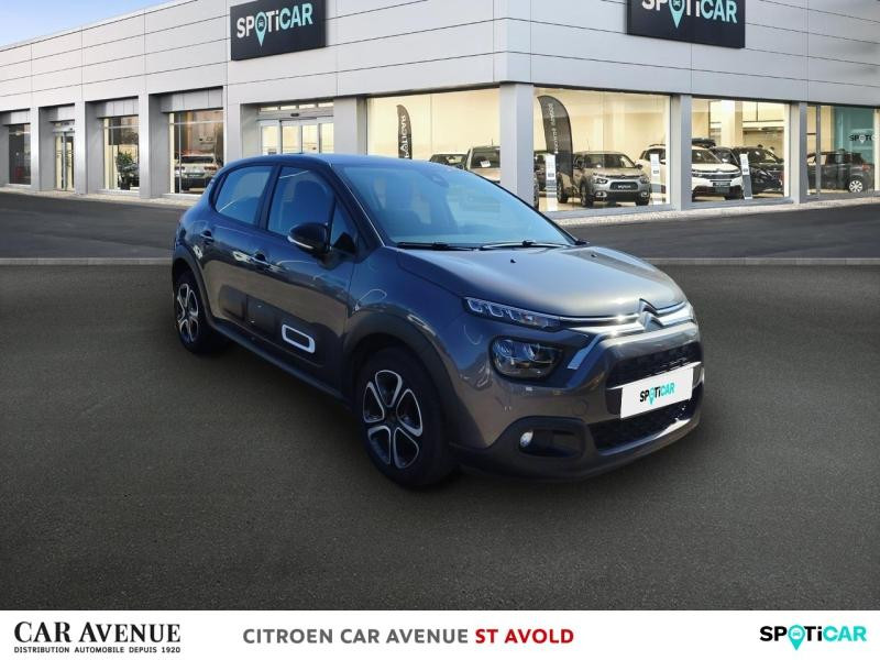 Occasion CITROEN C3 1.2 PureTech 83ch S&S Shine 2022 Gris Platinium (M) - Noir Onyx 11494 € à Longeville-lès-Saint-Avold