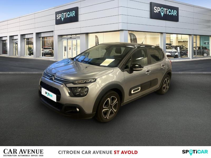 Used CITROEN C3 1.2 PureTech 83ch S&S Feel Pack 2020 Gris Acier (M) - Noir Onyx € 9995 in Longeville-lès-Saint-Avold