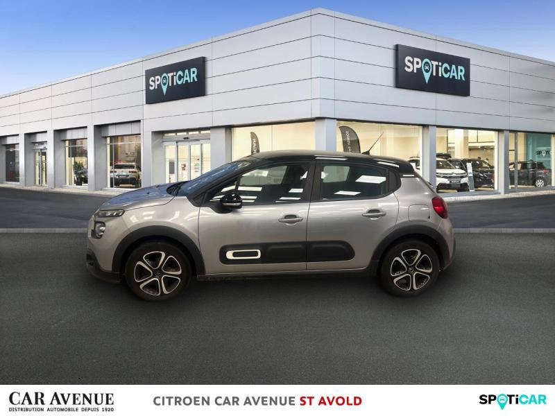 Used CITROEN C3 1.2 PureTech 83ch S&S Feel Pack 2020 Gris Acier (M) - Noir Onyx € 9995 in Longeville-lès-Saint-Avold