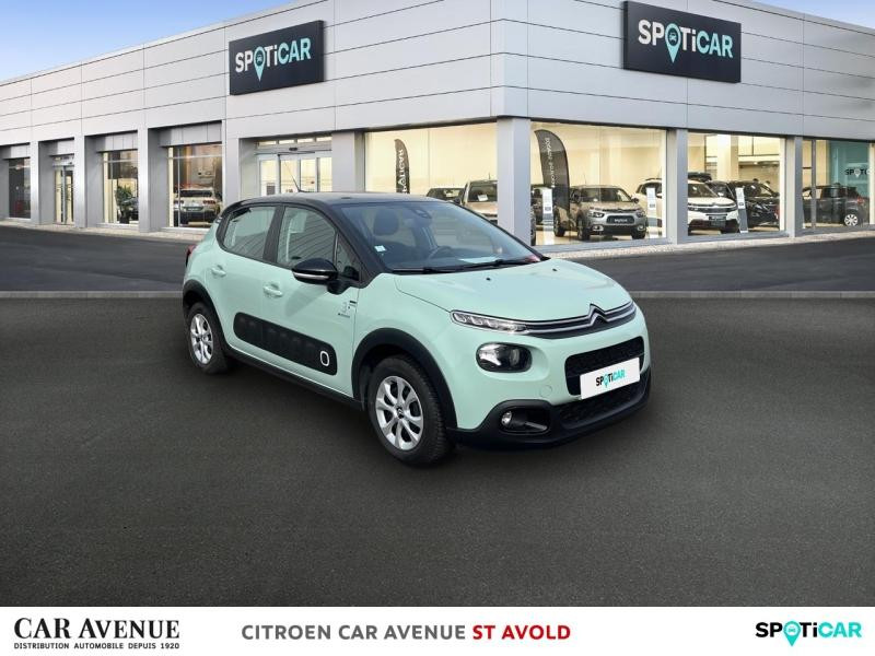 Used CITROEN C3 PureTech 82ch Graphic S&S E6.d 2019 Almond Green - Noir Onyx € 9595 in Longeville-lès-Saint-Avold