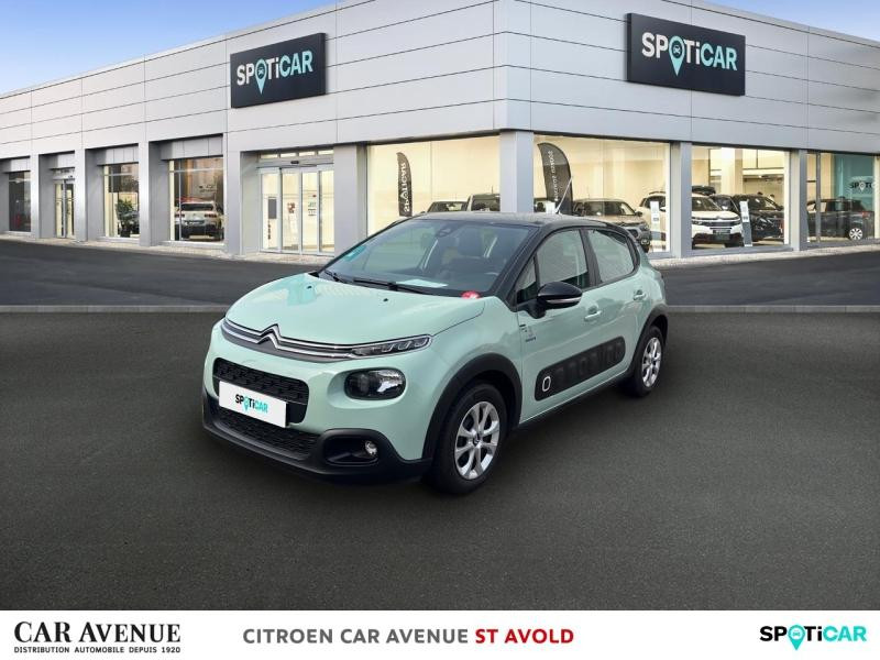 Used CITROEN C3 PureTech 82ch Graphic S&S E6.d 2019 Almond Green - Noir Onyx € 9595 in Longeville-lès-Saint-Avold
