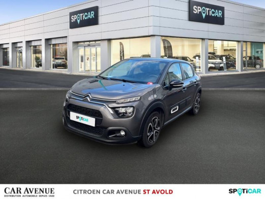 Occasion CITROEN C3 1.2 PureTech 83ch S&S Shine 2022 Gris Platinium (M) - Noir Onyx 11 996 € à Longeville-lès-Saint-Avold