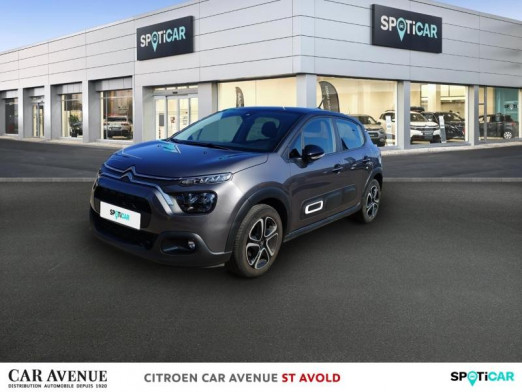 Occasion CITROEN C3 1.2 PureTech 83ch S&S Shine 2022 Gris Platinium (M) - Noir Onyx 10 397 € à Longeville-lès-Saint-Avold