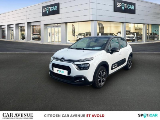 Occasion CITROEN C3 1.5 BlueHDi 100ch S&S Feel Pack E6.d 2022 Blanc Banquise (O) - Noir Onyx 11 680 € à Longeville-lès-Saint-Avold