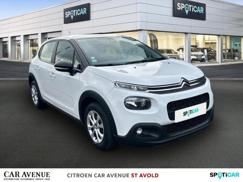 Occasion CITROEN C3 Sté 1.5 BlueHDi 100ch S&S BVM 6 Feel Nav 2020 Blanc 9991 € à Longeville-lès-Saint-Avold