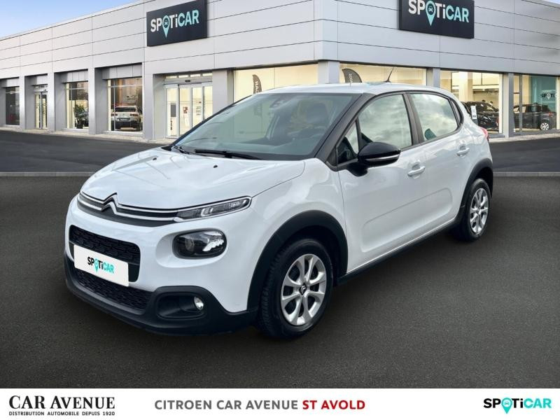 Occasion CITROEN C3 Sté 1.5 BlueHDi 100ch S&S BVM 6 Feel Nav 2020 Blanc 9991 € à Longeville-lès-Saint-Avold