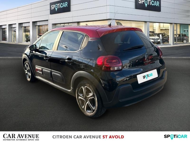 Occasion CITROEN C3 1.2 PureTech 83ch S&S Shine 2021 Noir Perla Nera (N) - Rouge Aden 10791 € à Longeville-lès-Saint-Avold