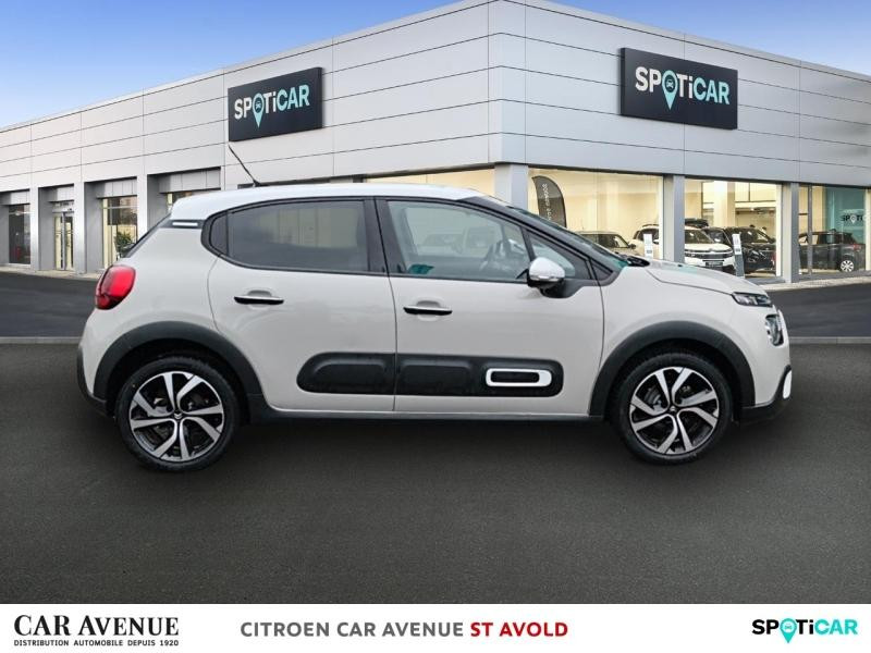 Occasion CITROEN C3 1.2 PureTech 110ch S&S Shine Pack 121-122g 2021 Sable (N) - Blanc Opale 11590 € à Longeville-lès-Saint-Avold