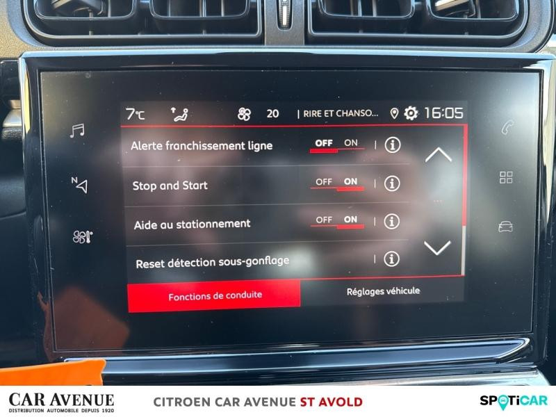 Occasion CITROEN C3 1.2 PureTech 83ch S&S Shine 2021 Noir Perla Nera (N) - Rouge Aden 10490 € à Longeville-lès-Saint-Avold