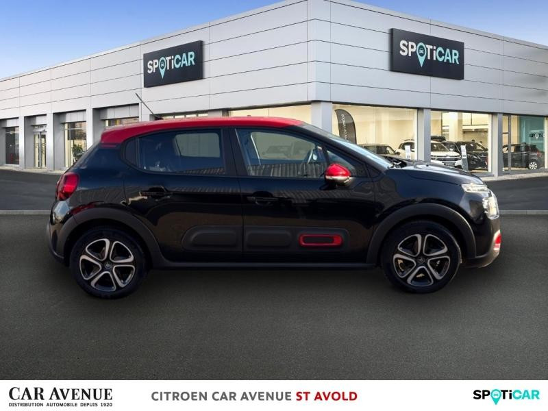 Occasion CITROEN C3 1.2 PureTech 83ch S&S Shine 2021 Noir Perla Nera (N) - Rouge Aden 10490 € à Longeville-lès-Saint-Avold