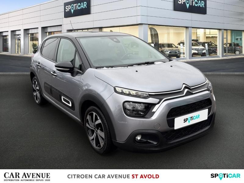 Occasion CITROEN C3 1.2 PureTech 83ch S&S Shine Pack 123g 2022 Gris Platinium (M) 12790 € à Longeville-lès-Saint-Avold