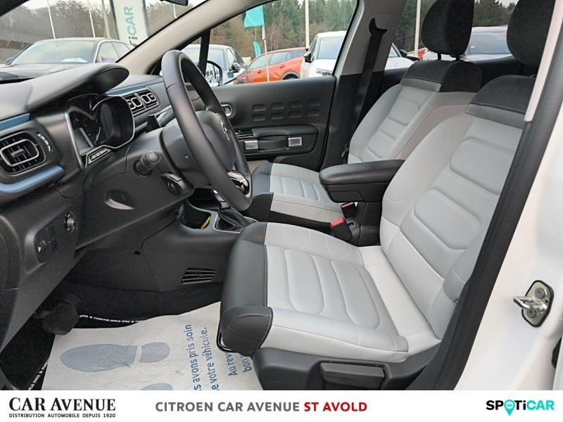 Occasion CITROEN C3 1.2 PureTech 110ch S&S ELLE EAT6 2023 Blanc Banquise (O) - Noir Perla Nera 16490 € à Longeville-lès-Saint-Avold
