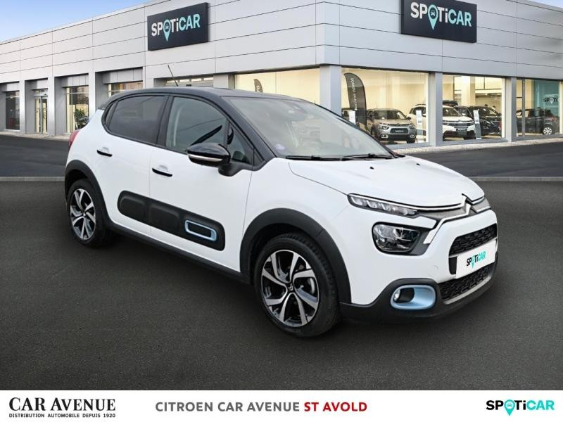 Occasion CITROEN C3 1.2 PureTech 110ch S&S ELLE EAT6 2023 Blanc Banquise (O) - Noir Perla Nera 16490 € à Longeville-lès-Saint-Avold