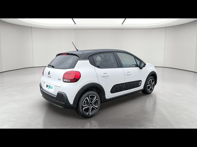 Used CITROEN C3 1.2 PureTech 110ch S&S Shine EAT6 2020 Blanc Banquise (O) - Noir Onyx € 10990 in Longeville-lès-Saint-Avold