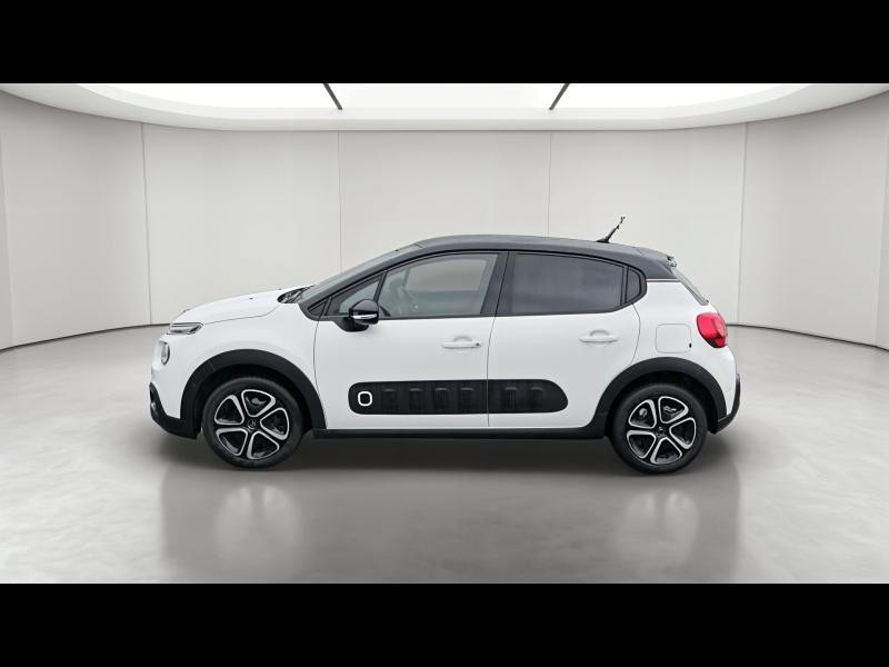 Used CITROEN C3 1.2 PureTech 110ch S&S Shine EAT6 2020 Blanc Banquise (O) - Noir Onyx € 10990 in Longeville-lès-Saint-Avold