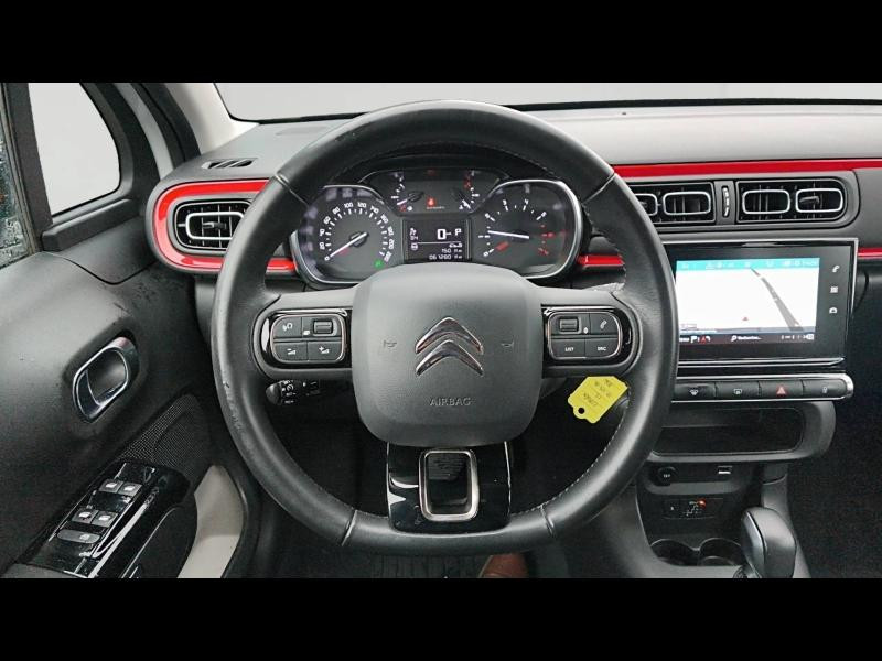 Used CITROEN C3 1.2 PureTech 110ch S&S Shine EAT6 2020 Blanc Banquise (O) - Noir Onyx € 10990 in Longeville-lès-Saint-Avold