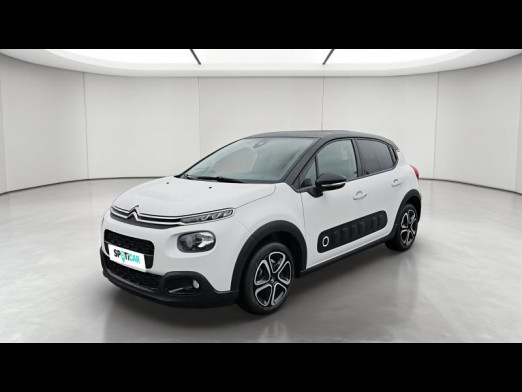 Used CITROEN C3 1.2 PureTech 110ch S&S Shine EAT6 2020 Blanc Banquise (O) - Noir Onyx € 10,990 in Longeville-lès-Saint-Avold