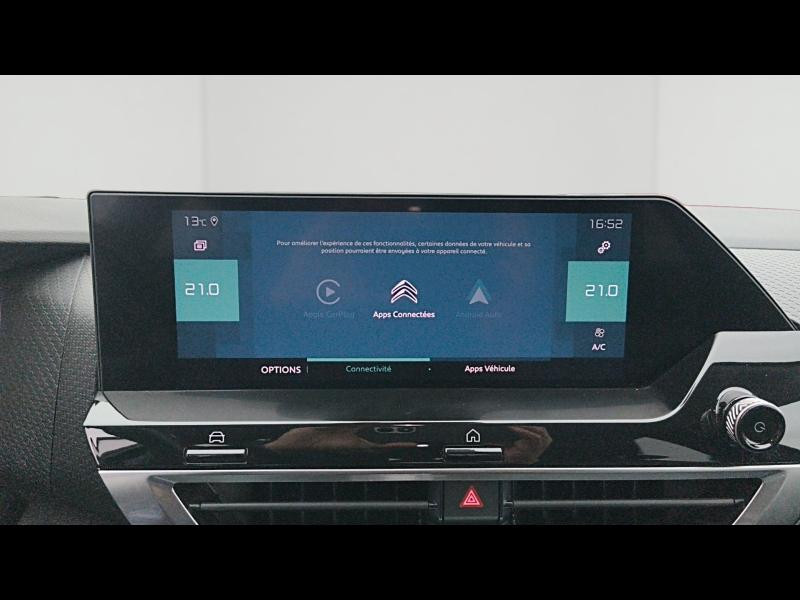 Occasion CITROEN C4 Moteur électrique 136ch (100 kW) Shine Pack Automatique 2021 Noir Perla Nera (N) 13290 € à Longeville-lès-Saint-Avold