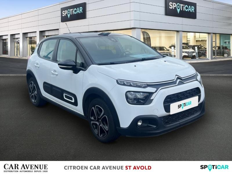Occasion CITROEN C3 1.5 BlueHDi 100ch S&S Feel Pack E6.d 2022 Blanc Banquise (O) 11990 € à Longeville-lès-Saint-Avold