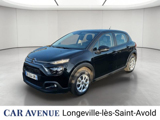 Used CITROEN C3 1.5 BlueHDi 100ch S&S PLUS 2022 Noir Perla Nera (N) € 10,491 in Longeville-lès-Saint-Avold