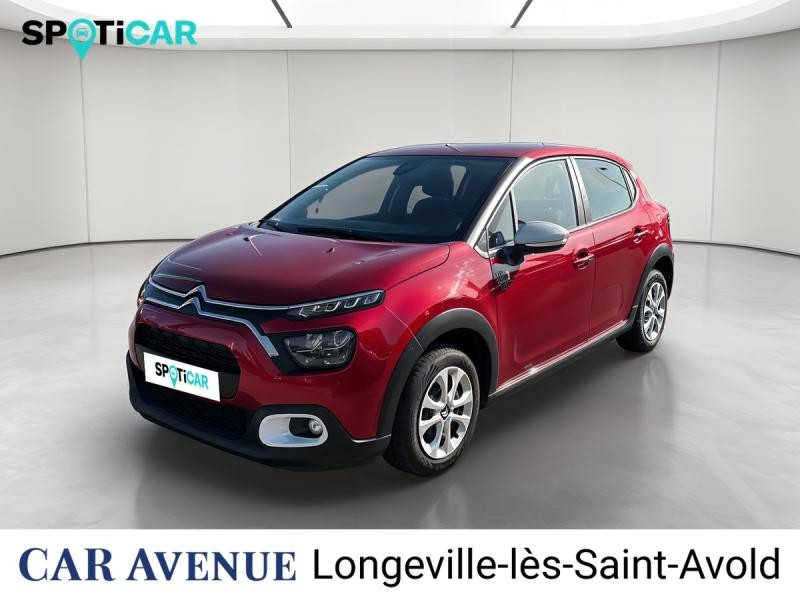 Occasion CITROEN C3 1.2 PureTech 83ch S&S YOU! 2022 Rouge Elixir (S) 10291 € à Longeville-lès-Saint-Avold