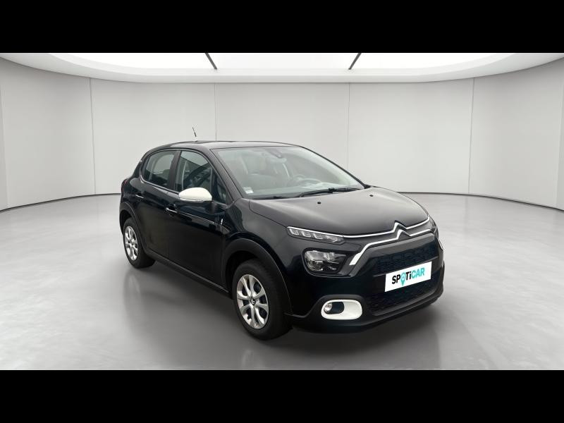Used CITROEN C3 1.2 PureTech 83ch S&S YOU 2023 Noir Perla Nera (N) € 12790 in Longeville-lès-Saint-Avold