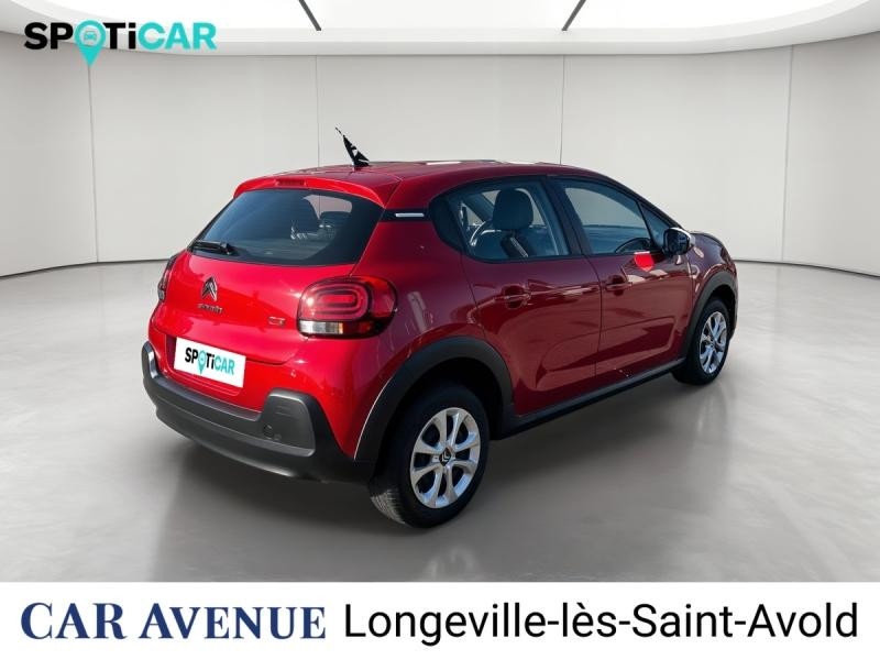 Occasion CITROEN C3 1.2 PureTech 83ch S&S YOU! 2022 Rouge Elixir (S) 10291 € à Longeville-lès-Saint-Avold