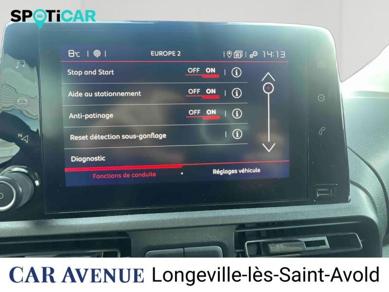 Occasion CITROEN Berlingo Van M 1000kg BlueHDi 100 S&S Driver 2021 Gris Aluminium 12990 € à Longeville-lès-Saint-Avold