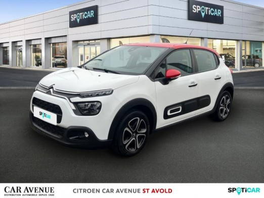 Occasion CITROEN C3 1.2 PureTech 83ch S&S Shine 2023 Blanc Banquise (O) - Rouge Aden 11 290 € à Longeville-lès-Saint-Avold