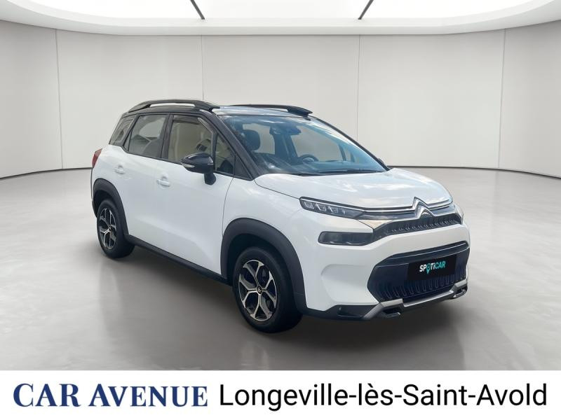 Occasion CITROEN C3 Aircross PureTech 110ch S&S Shine 2022 Blanc Banquise (O) + Noir Perla Nera 13491 € à Longeville-lès-Saint-Avold