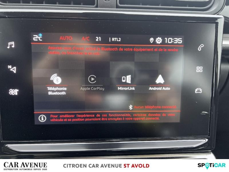 Occasion CITROEN C3 1.2 PureTech 83ch S&S Shine 2023 Blanc Banquise (O) - Rouge Aden 11290 € à Longeville-lès-Saint-Avold