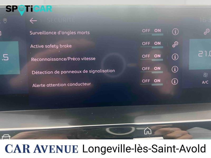 Used CITROEN C4 Moteur électrique 136ch (100 kW) Shine Pack Automatique 2021 Noir Perla Nera (N) € 16491 in Longeville-lès-Saint-Avold