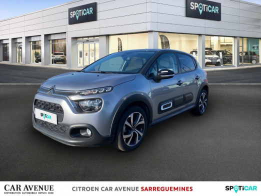 Occasion CITROEN C3 1.2 PureTech 83ch S&S Shine 2023 Gris Acier (M) 21 100 € à Sarreguemines