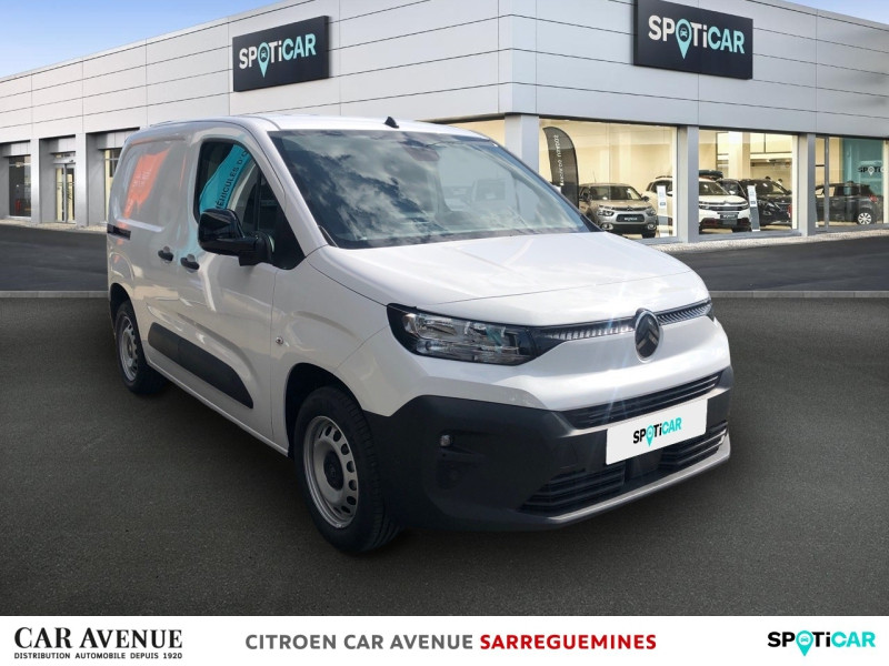 Occasion CITROEN Berlingo Van M 650kg BlueHDi 100ch S&S 2024 Blanc Icy 18900 € à Sarreguemines