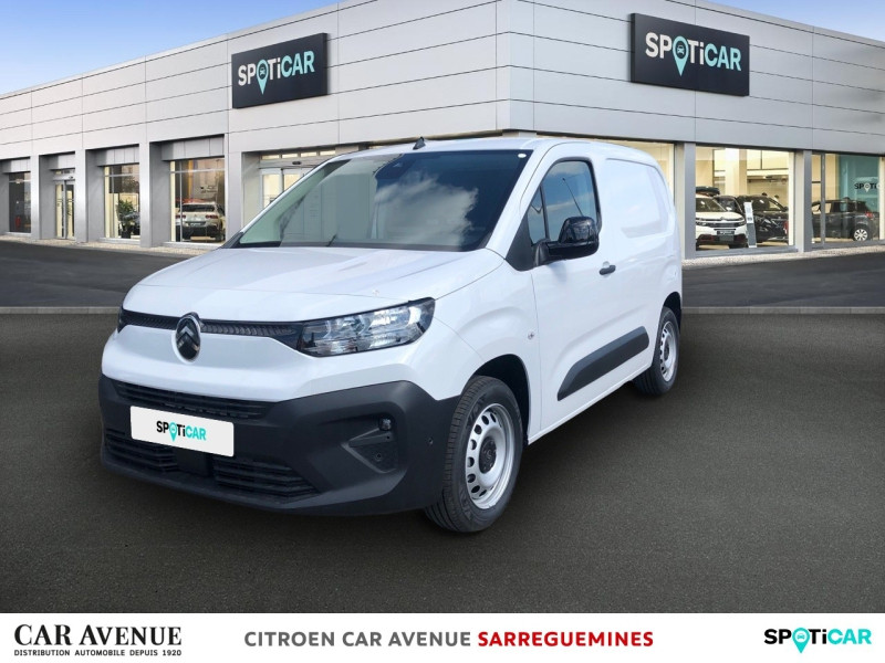Occasion CITROEN Berlingo Van M 650kg BlueHDi 100ch S&S 2024 Blanc Icy 18900 € à Sarreguemines