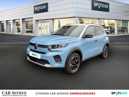 Occasion CITROEN C3 1.2 PureTech 100ch MAX 2024 Bleu Monte Carlo (O) - Toit Blanc Opale 19 200 € à Sarreguemines