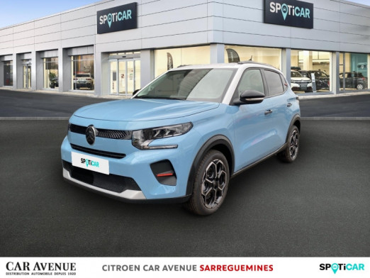 Occasion CITROEN C3 1.2 PureTech 100ch MAX 2024 Bleu Monte Carlo (O) - Toit Blanc Opale 19 200 € à Sarreguemines