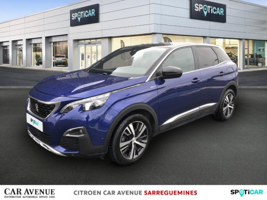 Used PEUGEOT 3008 1.2 PureTech 130ch GT Line S&S 2018 Bleu Magnetic (M) € 16,200 in Sarreguemines