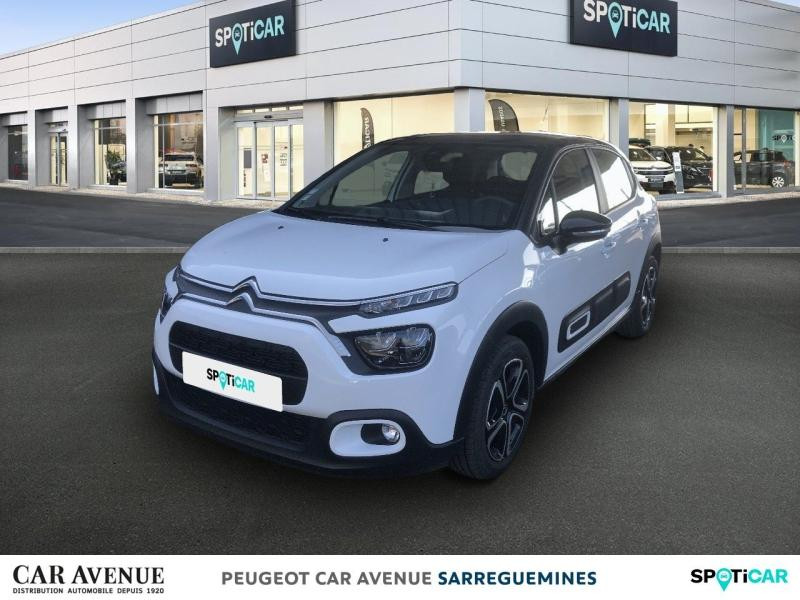 Used CITROEN C3 1.2 PureTech 83ch S&S Feel Pack 2020 Blanc Banquise (O) - Noir Onyx € 10700 in Sarreguemines