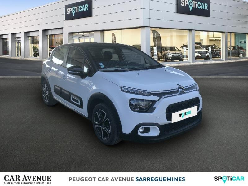 Used CITROEN C3 1.2 PureTech 83ch S&S Feel Pack 2020 Blanc Banquise (O) - Noir Onyx € 10700 in Sarreguemines