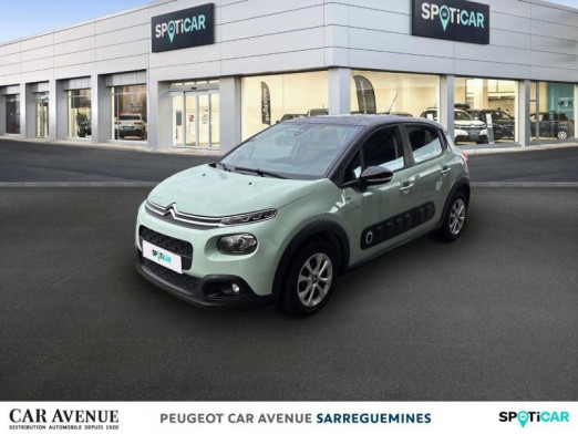 Used CITROEN C3 PureTech 82ch Graphic S&S E6.d 2019 Almond Green - Noir Onyx € 8,900 in Sarreguemines