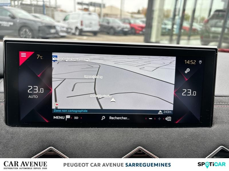 Occasion DS DS 3 Crossback PureTech 130ch Performance Line + Automatique 7cv 2020 Rouge Rubi (M) - Toit Noir Perla Nera 18100 € à Sarreguemines