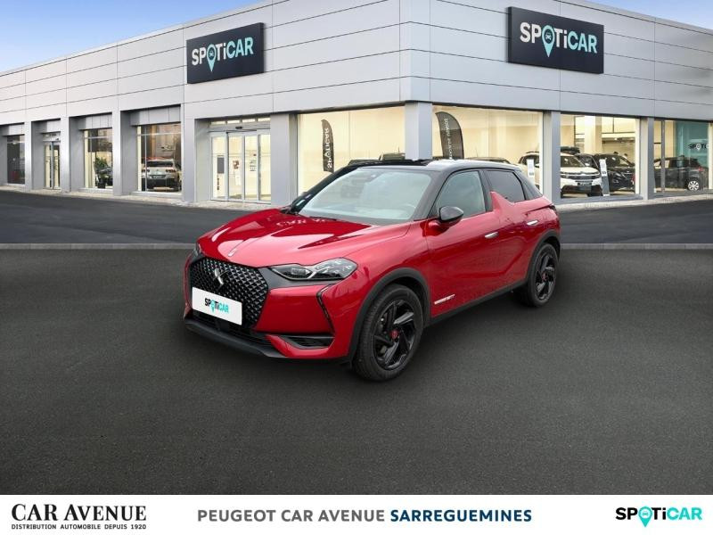 Occasion DS DS 3 Crossback PureTech 130ch Performance Line + Automatique 7cv 2020 Rouge Rubi (M) - Toit Noir Perla Nera 18100 € à Sarreguemines
