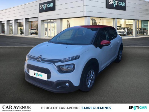 Occasion CITROEN C3 1.5 BlueHDi 100ch S&S YOU! 2023 Rouge Elixir (S) - Blanc Opale 12 800 € à Sarreguemines