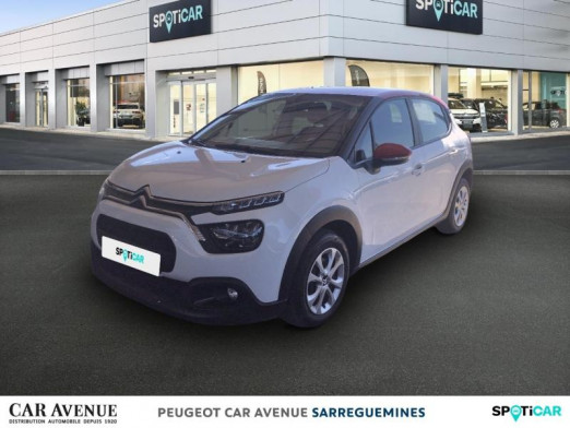 Occasion CITROEN C3 1.5 BlueHDi 100ch S&S YOU! 2023 Rouge Elixir (S) - Blanc Opale 12 900 € à Sarreguemines
