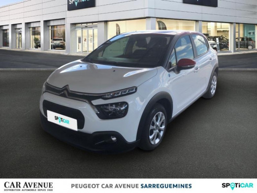Occasion CITROEN C3 1.5 BlueHDi 100ch S&S YOU! 2023 Rouge Elixir (S) - Blanc Opale 12 900 € à Sarreguemines