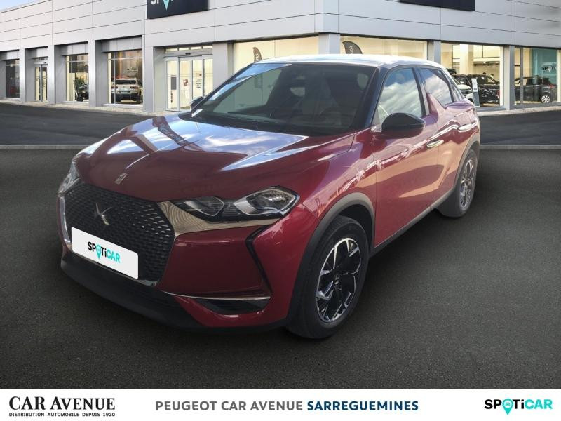 Occasion DS DS 3 Crossback PureTech 130ch Connected Chic Automatique 2020 Rouge Rubi (M) - Toit Blanc Opale 16700 € à Sarreguemines