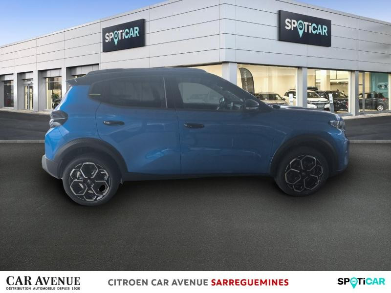 Occasion CITROEN C3 1.2 Hybride 100ch MAX 2025 Bleu Monte Carlo (O) - Toit Blanc Opale 22300 € à Sarreguemines
