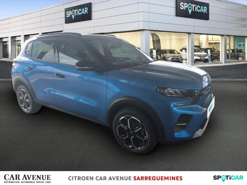 Occasion CITROEN C3 1.2 Hybride 100ch MAX 2025 Bleu Monte Carlo (O) - Toit Blanc Opale 22300 € à Sarreguemines