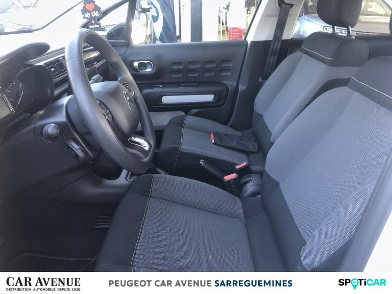 Occasion CITROEN C3 1.2 PureTech 83ch S&S Feel Pack 2020 Blanc Banquise (O) - Noir Onyx 10200 € à Sarreguemines